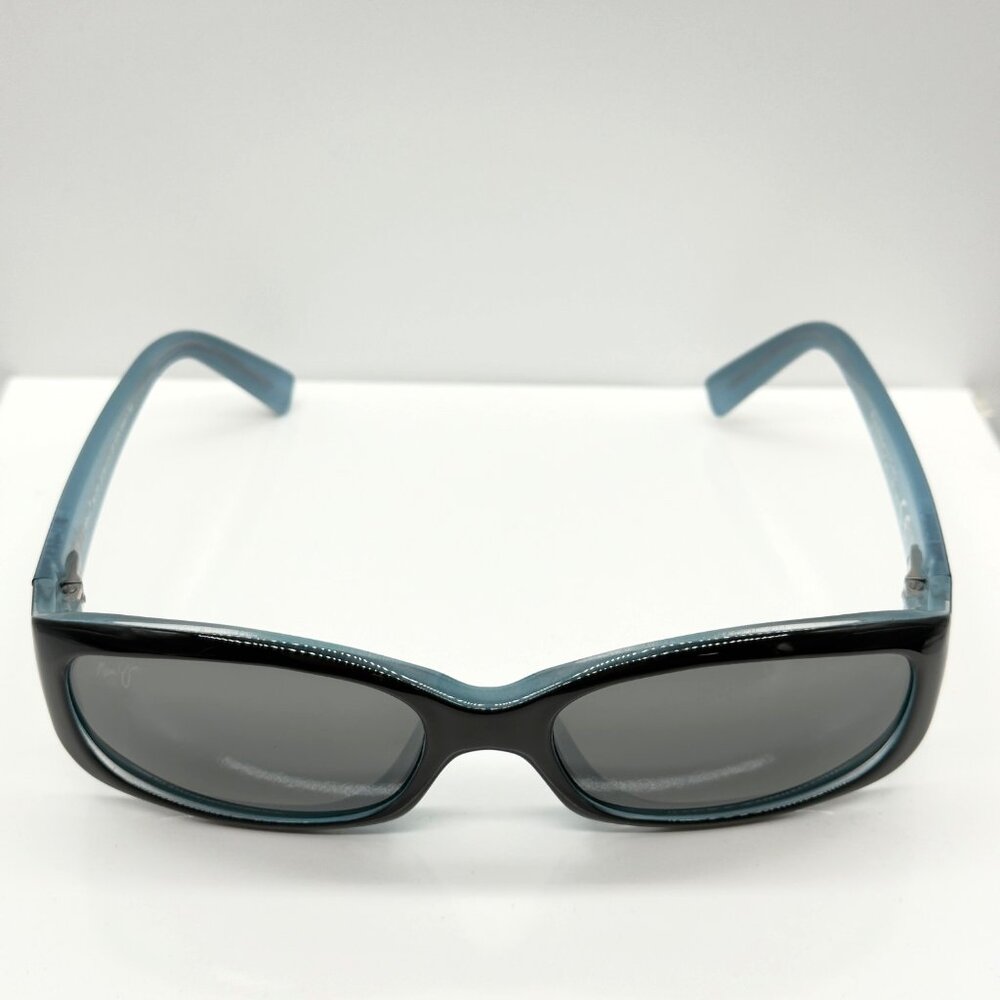 Maui Jim Punchbowl MJ 219-03 Polarized Sunglasses Black Blue Gray 54 17 135 NOTE - Picture 2 of 8